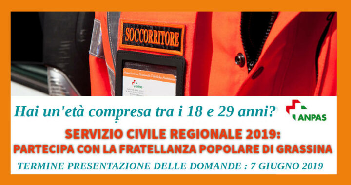 Promozionale servizio civile regionale 2019