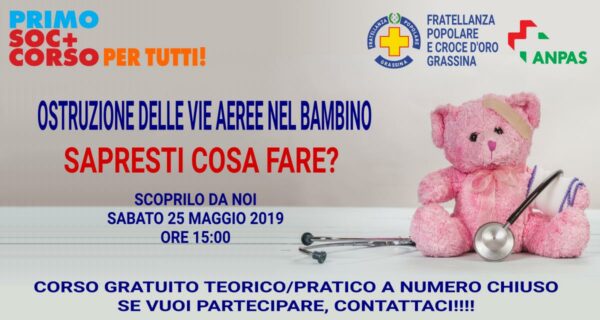 promo corso disostruzione pediatrica