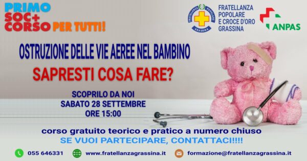 Banner promo disostruzione pediatrica