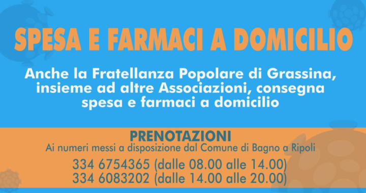 bannere spesa e farmaci a domicilio