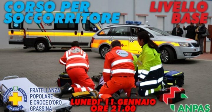 soccorritori in un intervento
