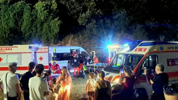 Croce Rossa Italiana comitato di Bagno a Ripoli, Misericordia Antella e Fratellanza Popolare di Grassina durante una esercitazione al pubblico.