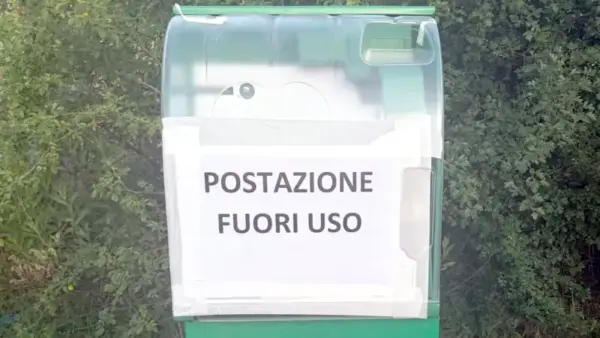 DAE giardino "Gino Bartali" fuori uso per danneggiamento