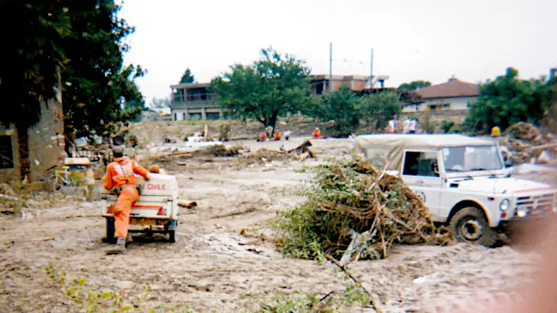 L’alluvione in versilia