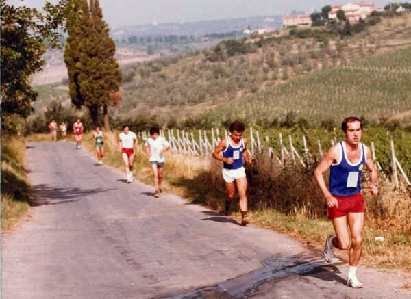 podisti della Fratellanza durante una gara