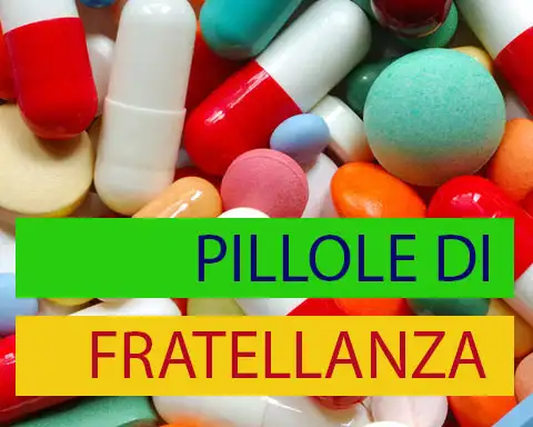 promozionale pillole di fratellanza. pillole colorate