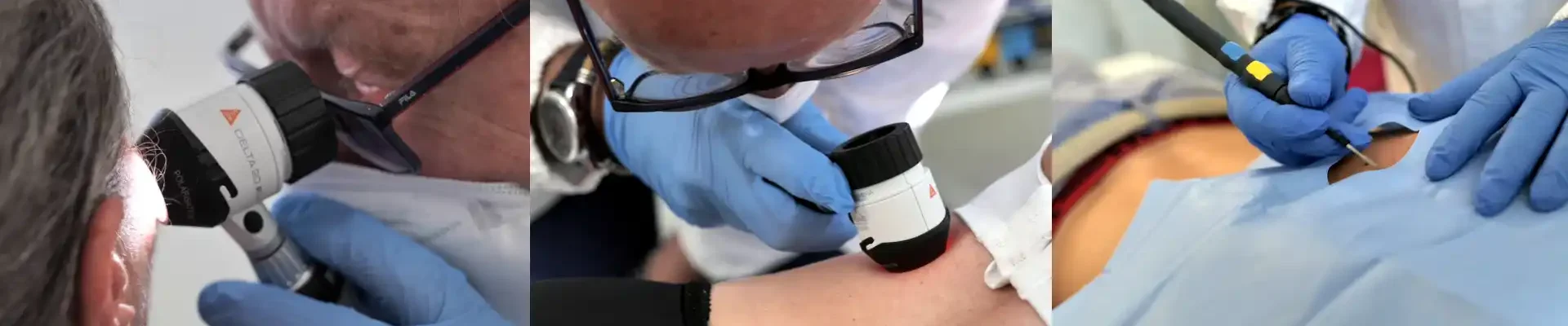 dermatologia, dermatologi durante una visita