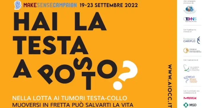 banner promozionale campagna hai la testa a posto