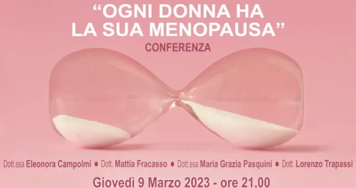 ogni donna ha la sua menopausa locandina conferenza