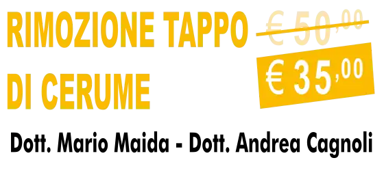 promo tappo cerume