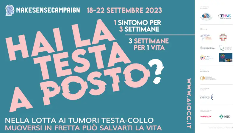 banner promozionale campagna hai la testa a posto