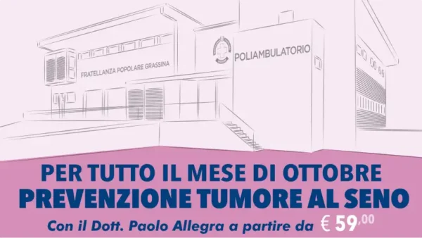 Promo prevenzione tumore al seno ottobre 2023