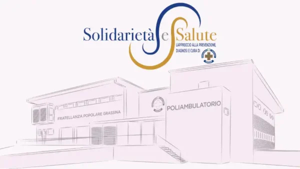 Promo grafica poliambulatorio solidarietà e salute