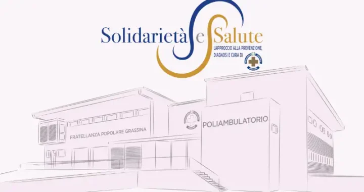 Promo grafica poliambulatorio solidarietà e salute